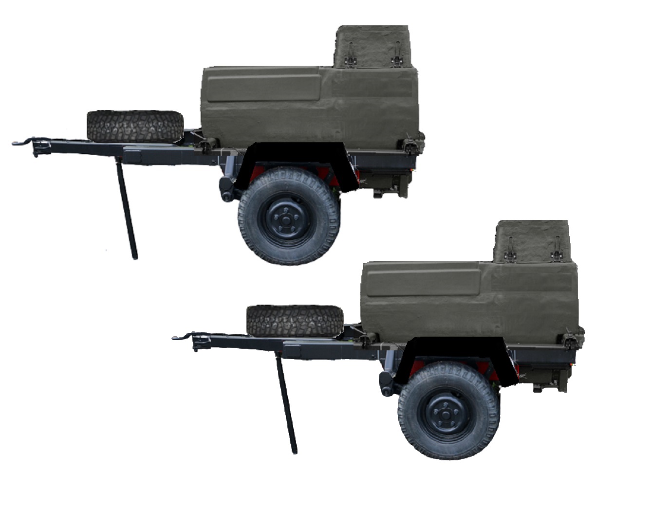 NA88310 Anhänger WTA 900 Wassertank Militär
