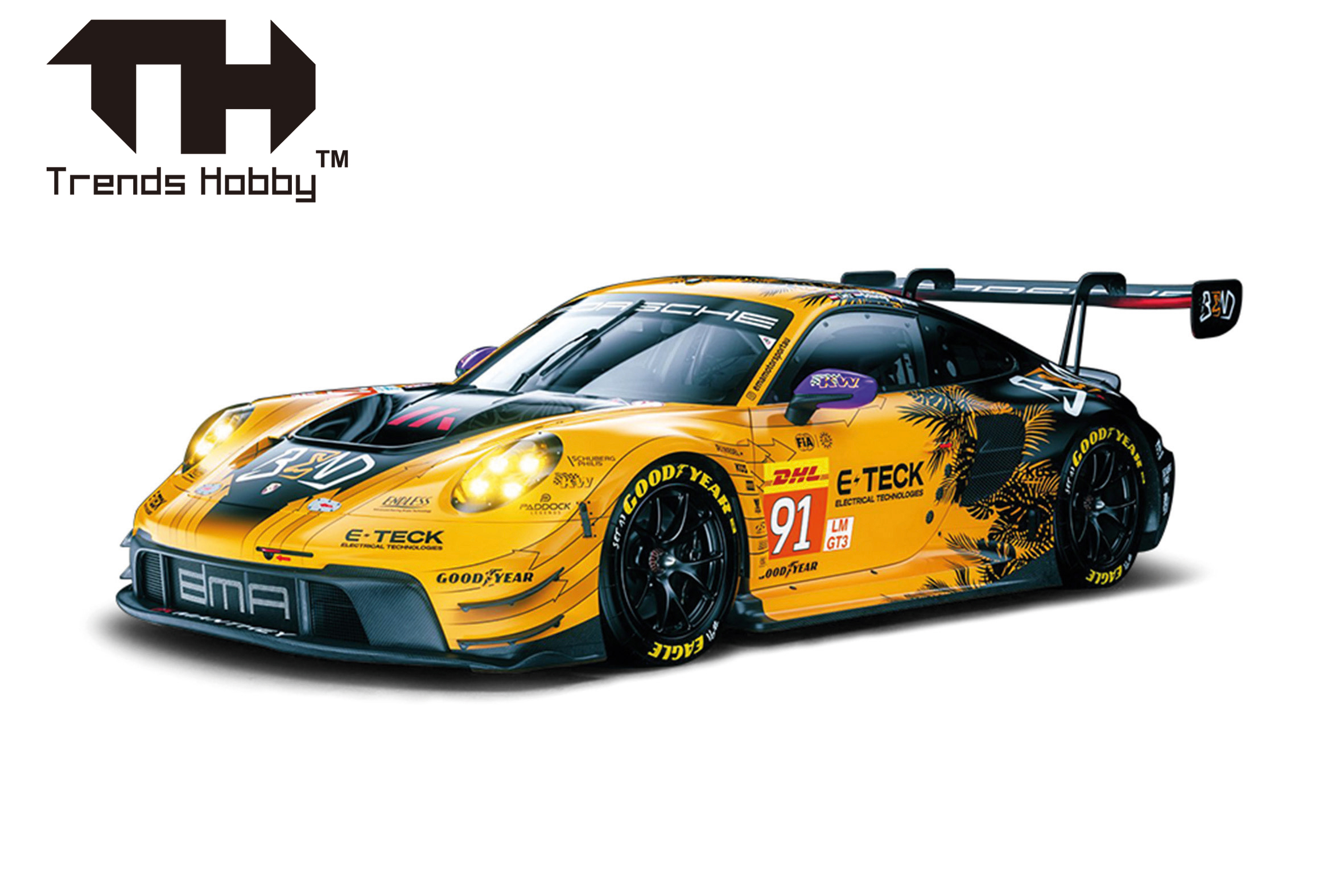 864TH000013 Trends Hobby: Porsche 911 GT3 R #91