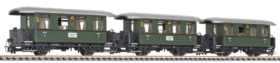 340500 Öchslebahn Personenwagen-Set 3-tlg Ep.6