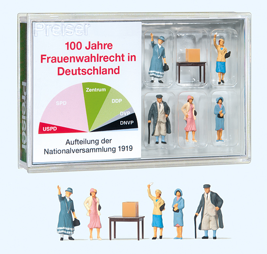 Preiser 13402 100 Jahre Frauenwahlrecht in Deutsch-