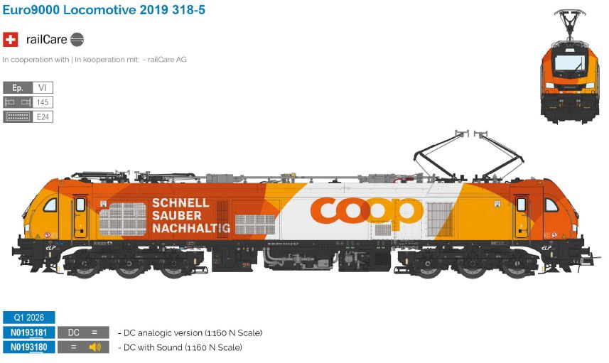 N0193181 Railcare COOP Hybridlok Euro9000 Ep.6