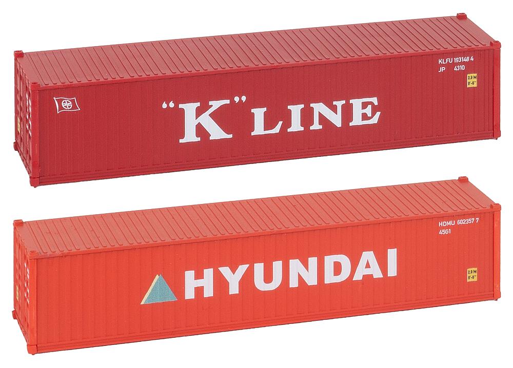 182055 40' Container K-LINE und HYUN