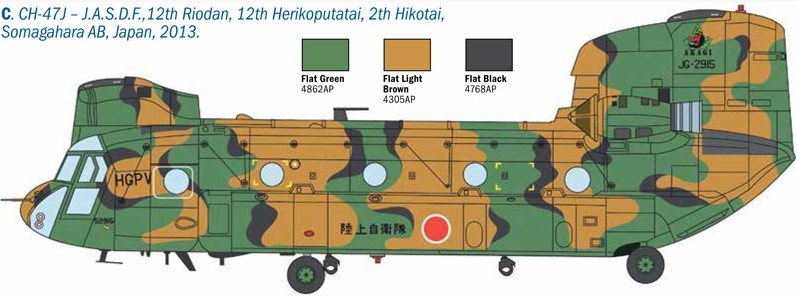 Italeri 2779 Chinook HC.1 / CH-47D
