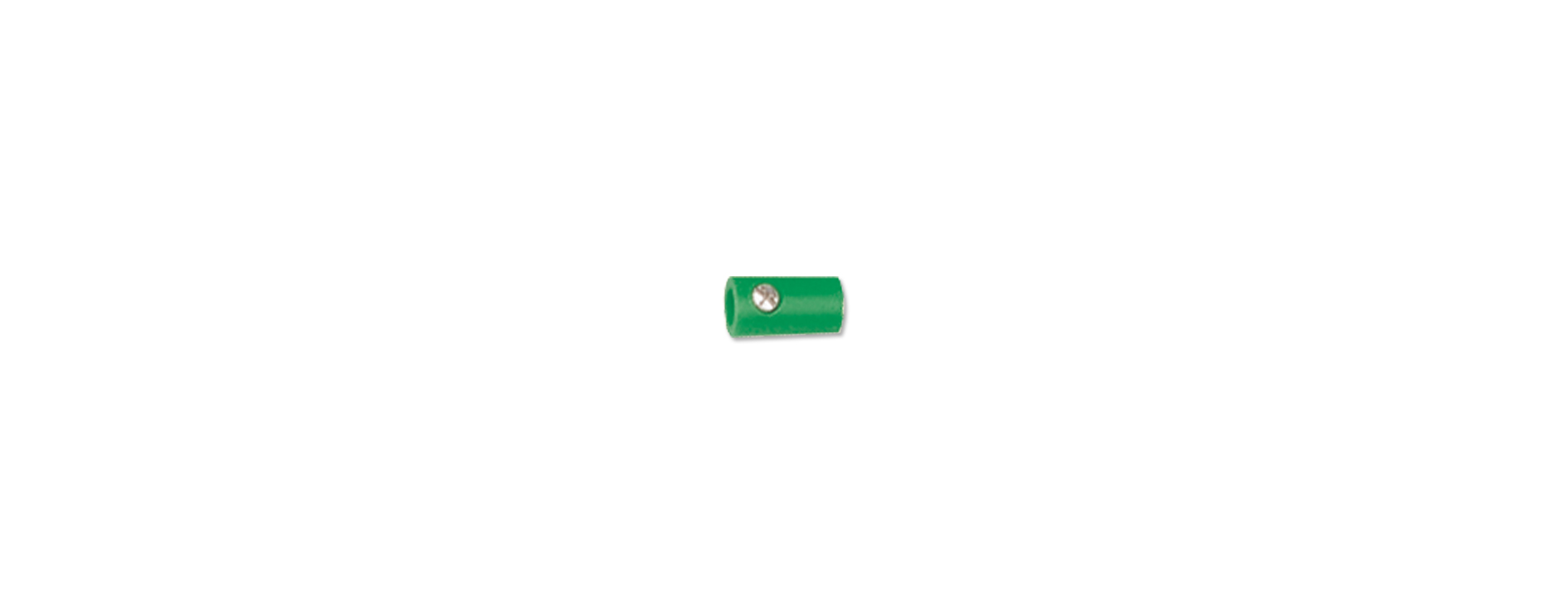 3743 Muffen rund, grün 1,6 mm 10 St.