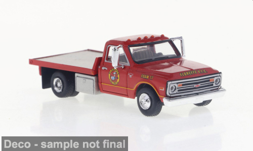 19671MCW Chevrolet C30 Flachpritsche Fire Company