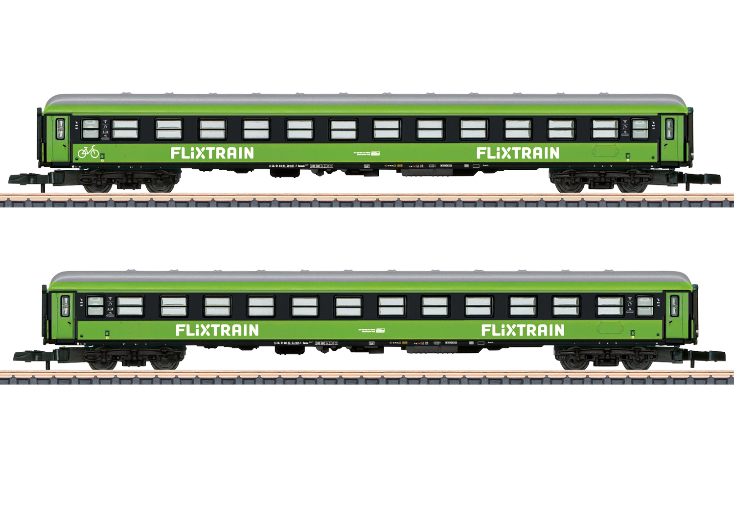 87404 FLIXTRAIN Schnellzugwagen-Set 2-tlg Ep.6