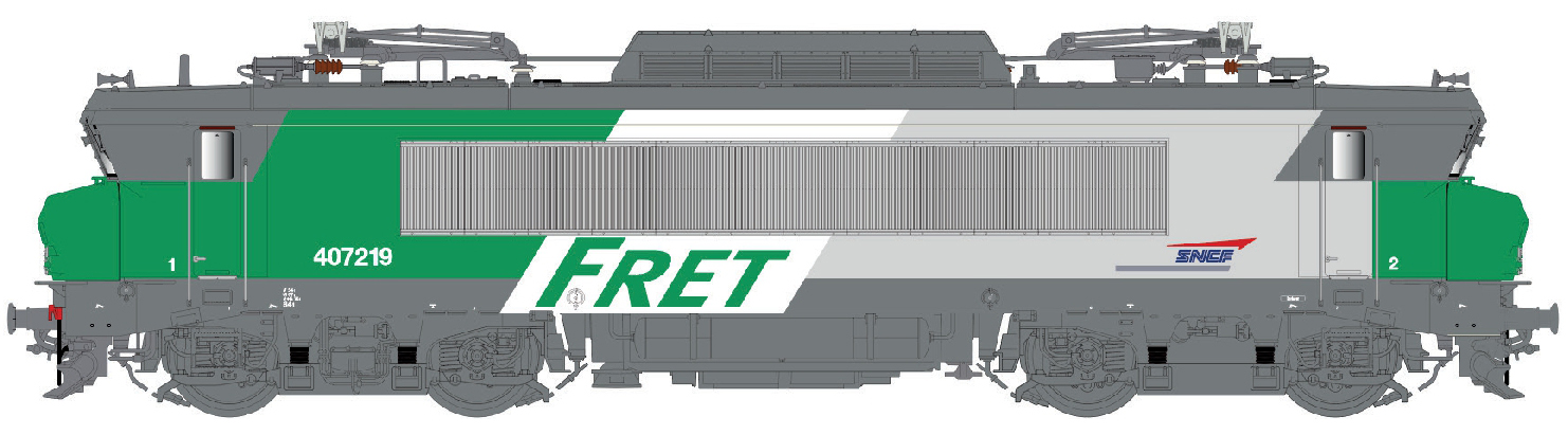 11702S SNCF FRET E-Lok BB 407219 Ep.5/6 AC