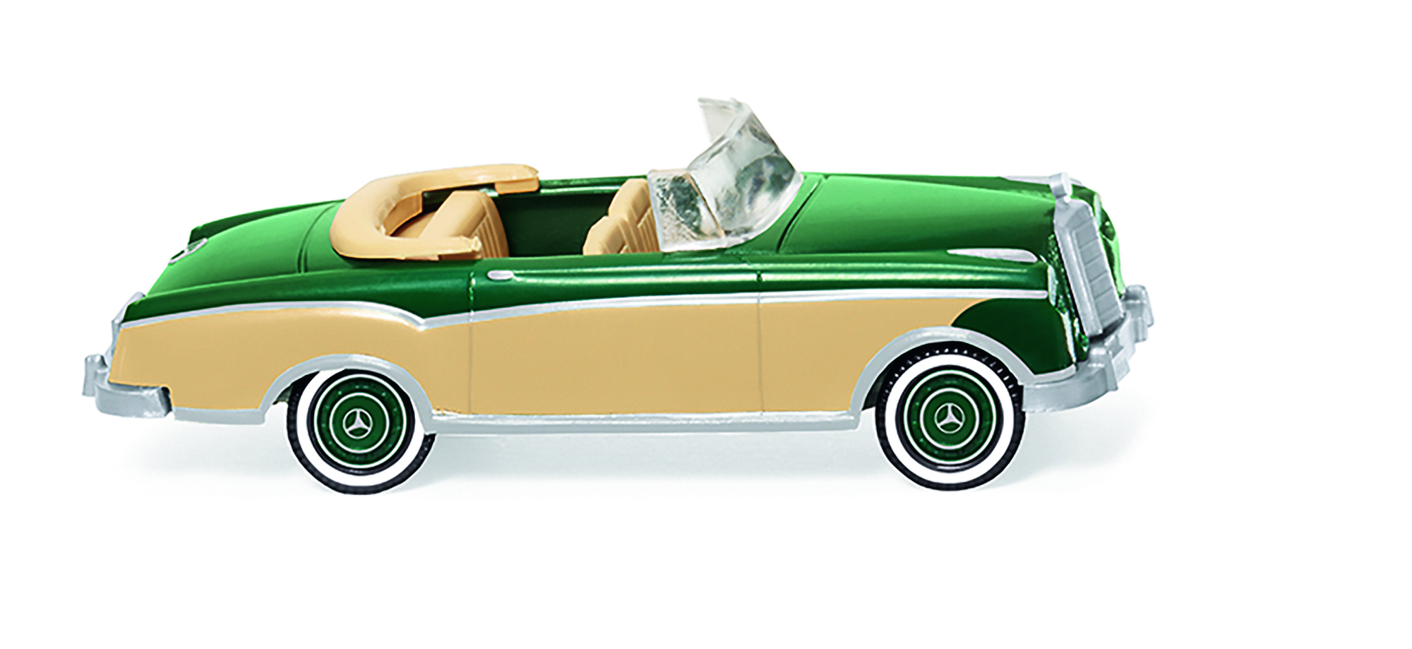 014302 MB 220 S Cabrio moosgrün/creme