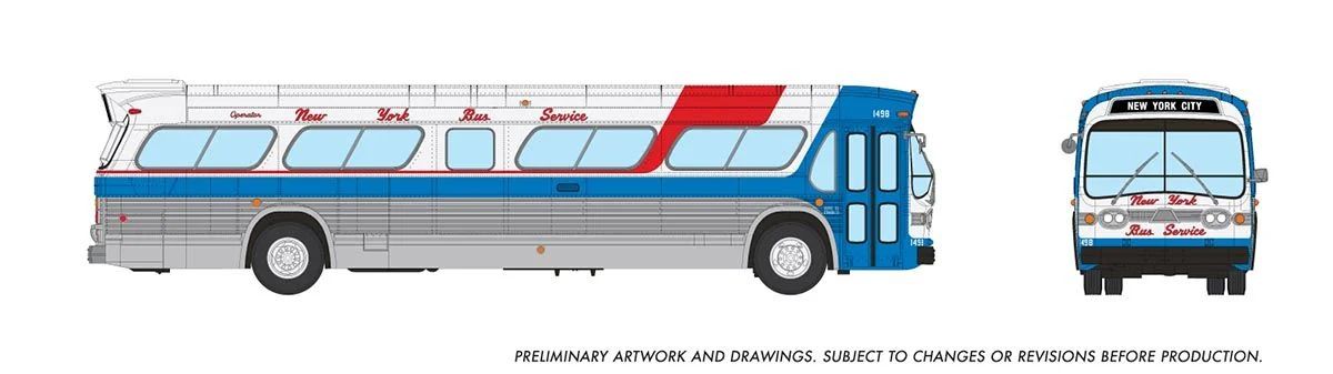 753130 New Look Bus (Deluxe) NYBS #1498