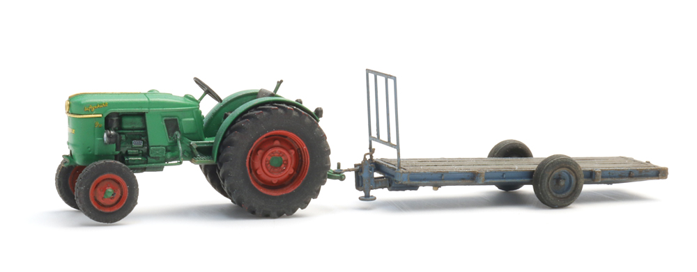 Artitec 387.706 Deutz D30 Obstgartentraktor mit Anhänger