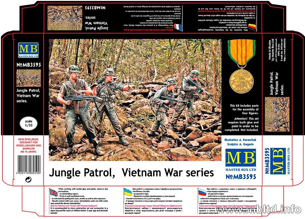Master Box Ltd. MB3595 Jungle Patrol Vietnam