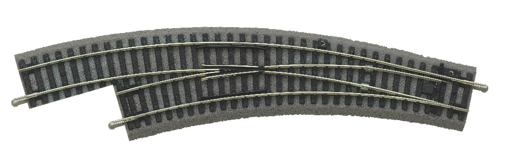 55422 Bogenweiche mit Bettung links