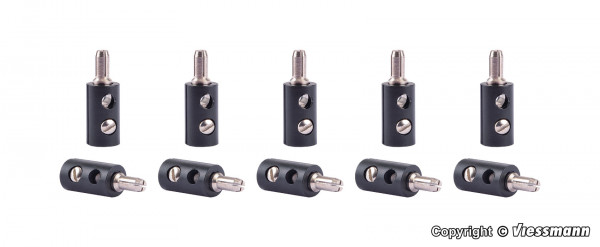 6877 10 Querlochstecker schwarz