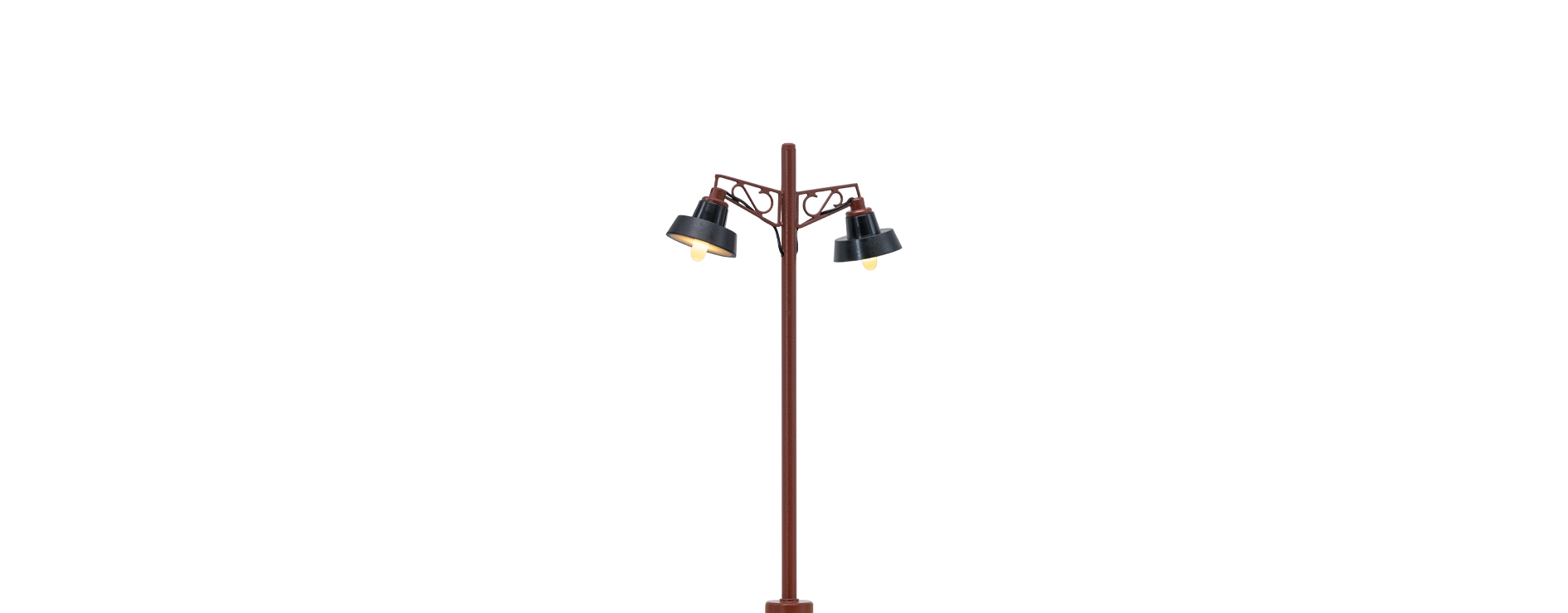 84147 LED Holzmastleuchte doppelt