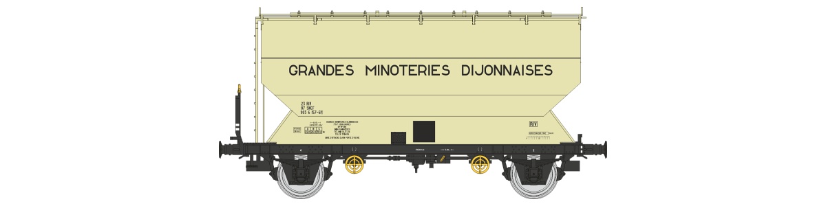 REE Modeles WB-891 SNCF GMD Getreidewagen Ep.4/5