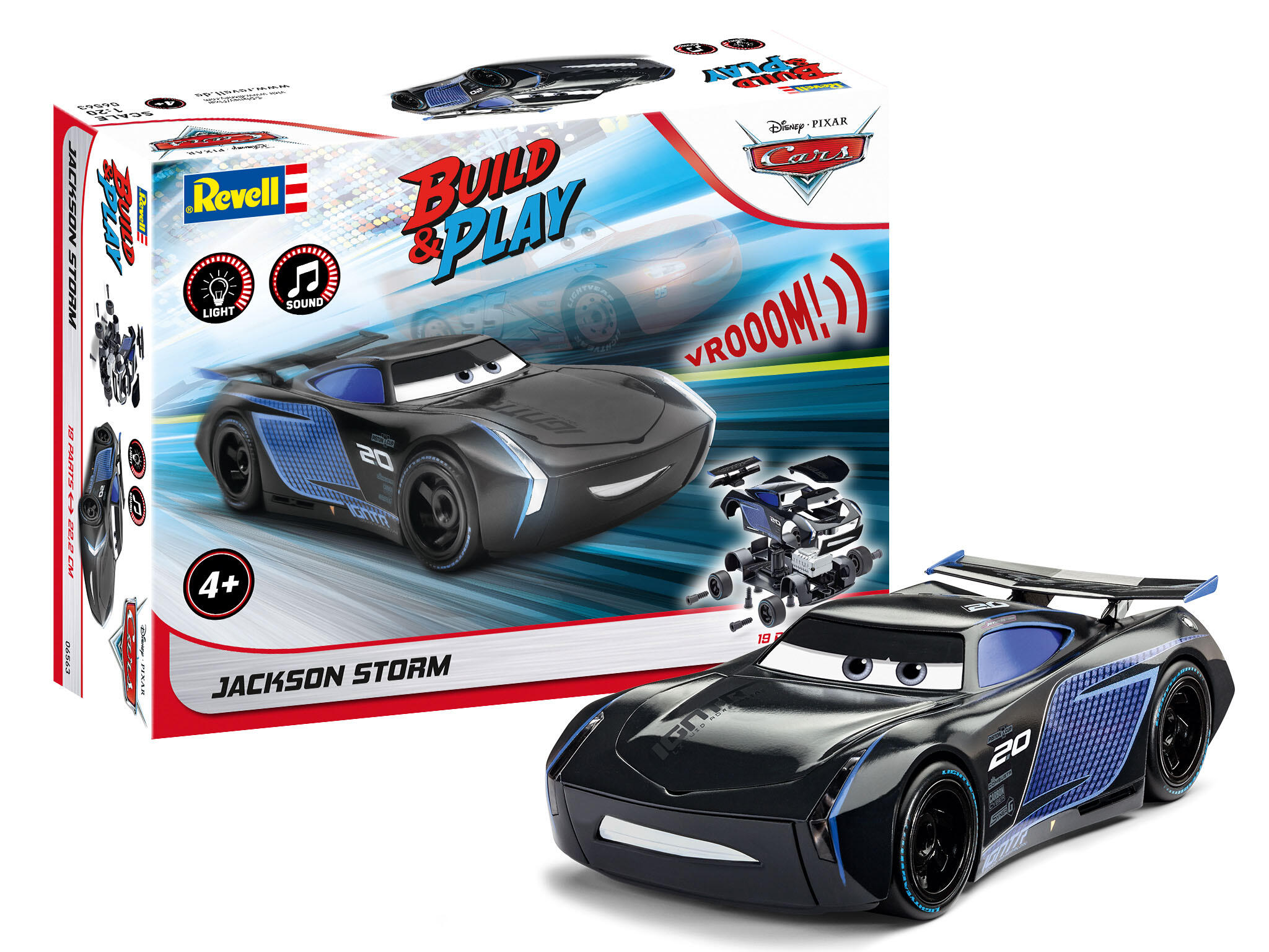 06563 Jackson Storm Disney-Cars - Licht&Sound