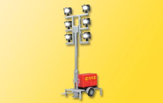 1344 LED Leuchtgiraffe FW auf Anhänger
