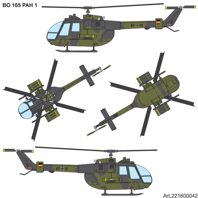 221600042 BO-105 PAH-1 mittlere Ausführung 2
