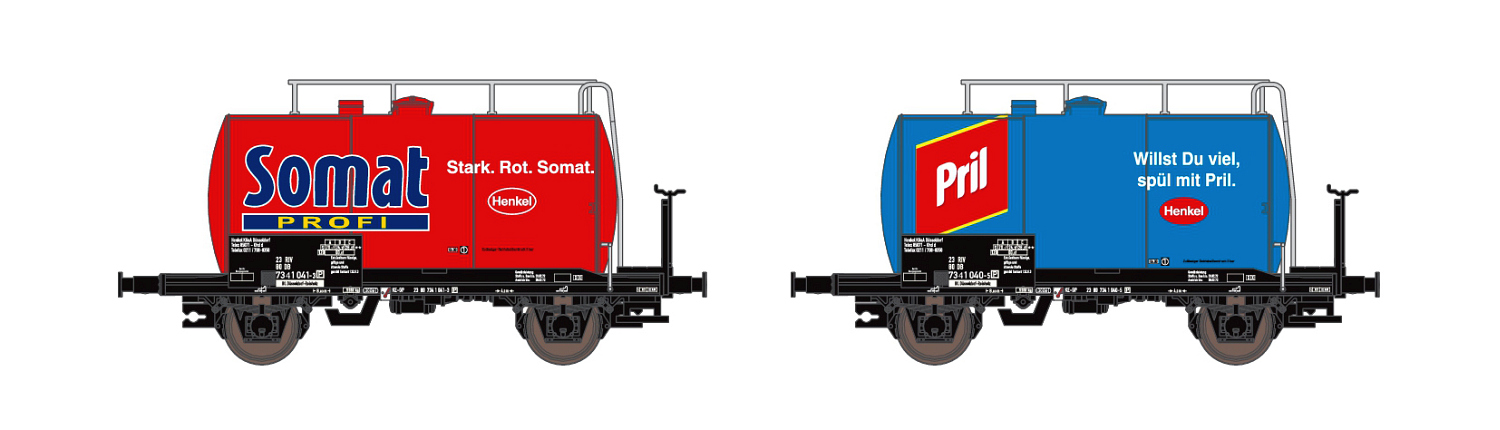 24837 DB Leichtbau-Kesselwagen-Set 2-tlg. Ep.5