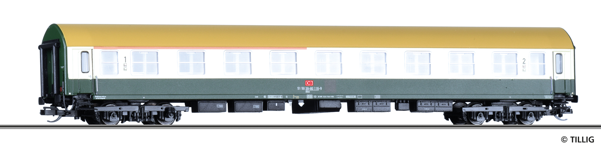16421 Reisezugwagen 1./2. Klasse AB 512.1 der