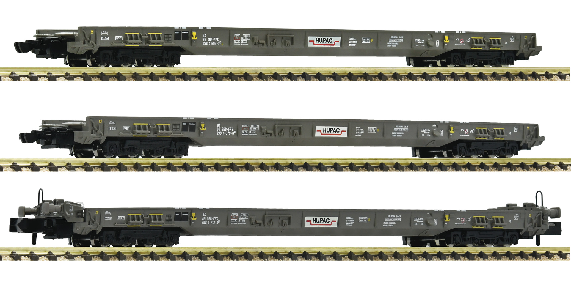 6660093 HUPAC RoLa-Wagen Set 3tlg. Ep.5/6