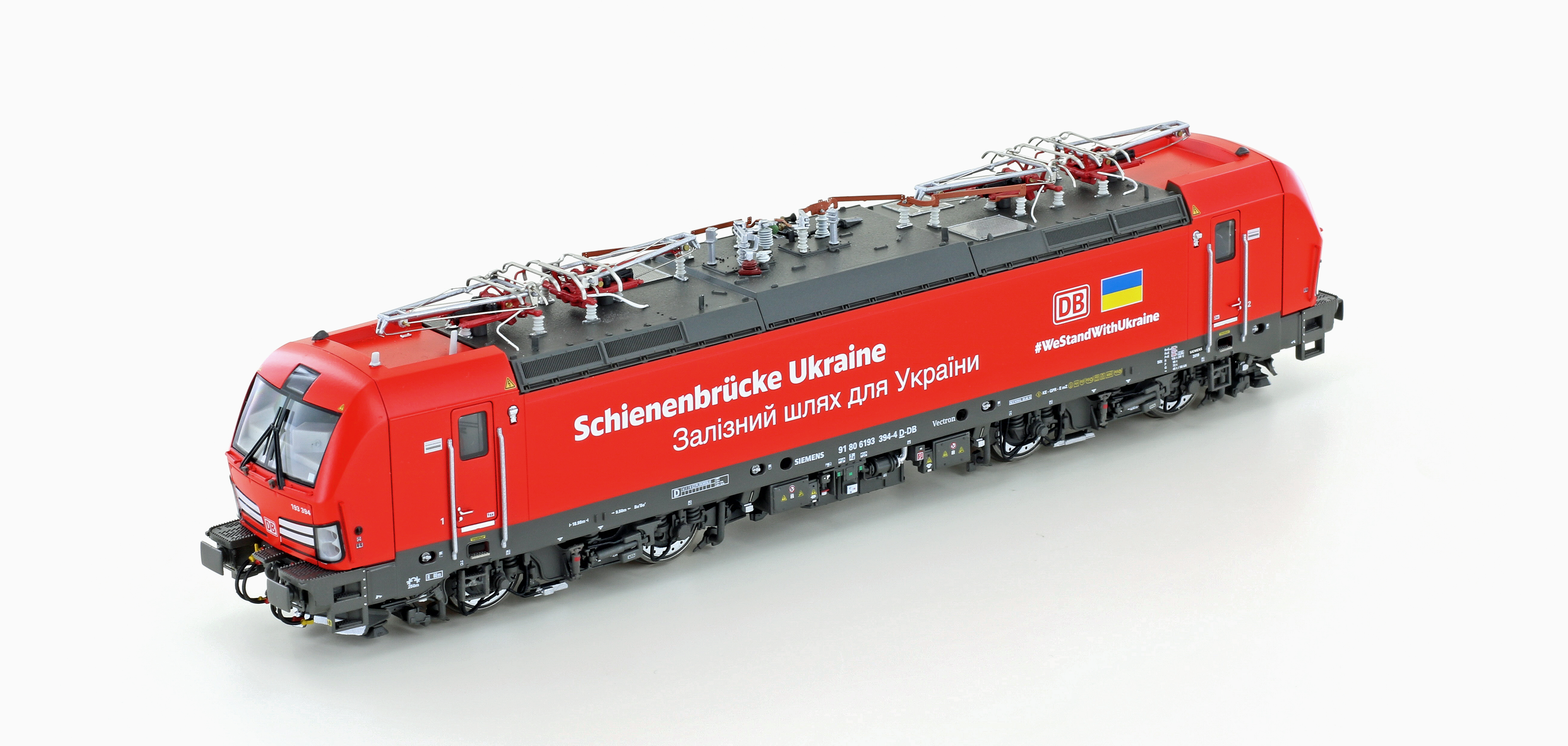 Menzel Modell limitiert 96101DC DB Cargo E-Lok BR 193 394 Schienenbrücke