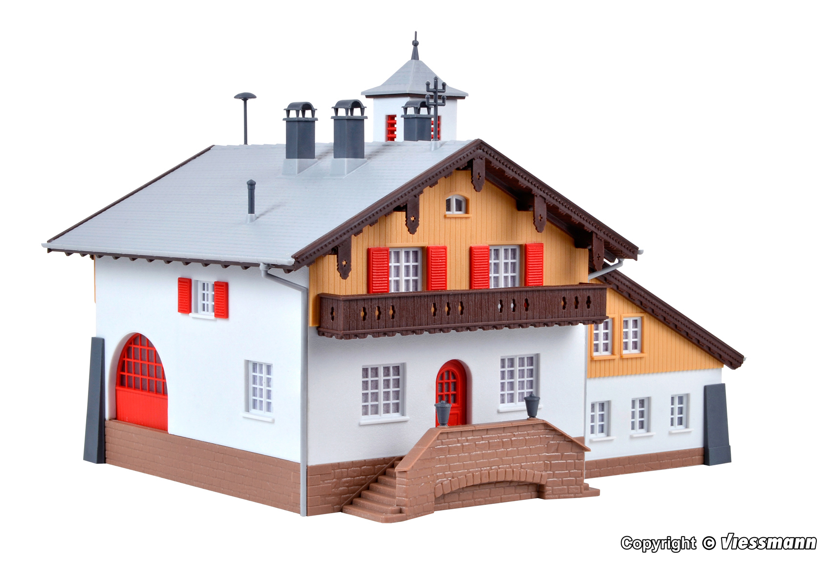 Kibri 39214 Feuerwehr mit Dorfgemeinschaftshaus