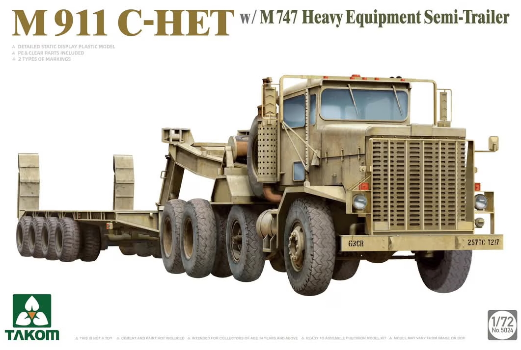 5024 M911 C-HET w/ M747 Heavy Equipment