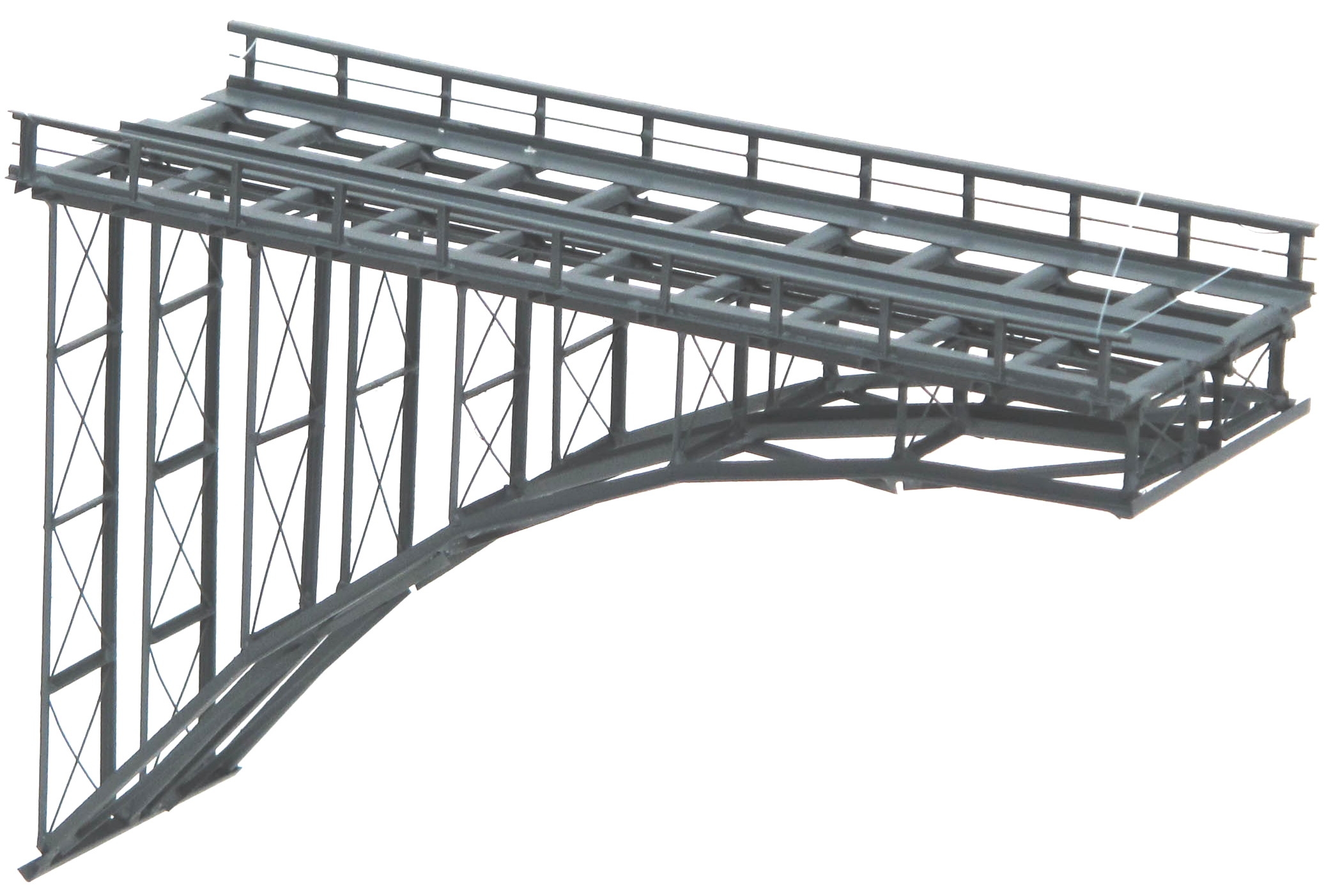 Hack HN32-0 Hochbogenbrücke (Hälfte) 16cm zweigleis