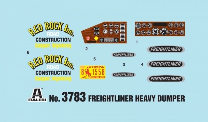 Italeri 3783 Freightliner Truck Kipper