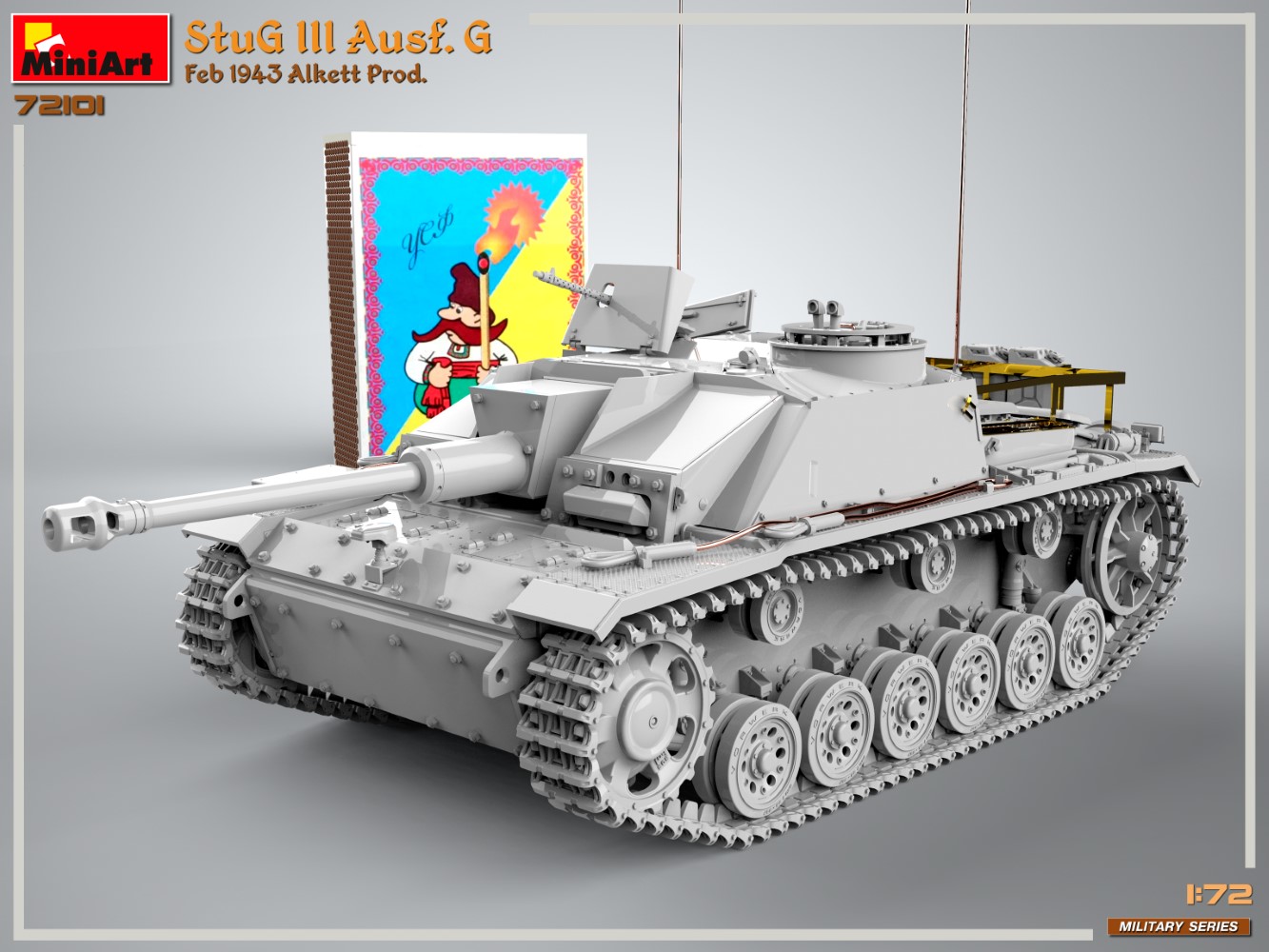 MiniArt 72101 StuG III Ausf. G Feb 1943 Alkett Prod.
