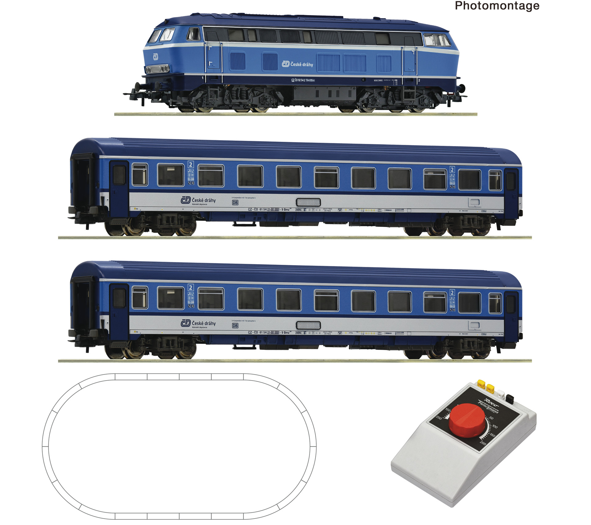5100026 Analog Startset Geoline BR 218 CD