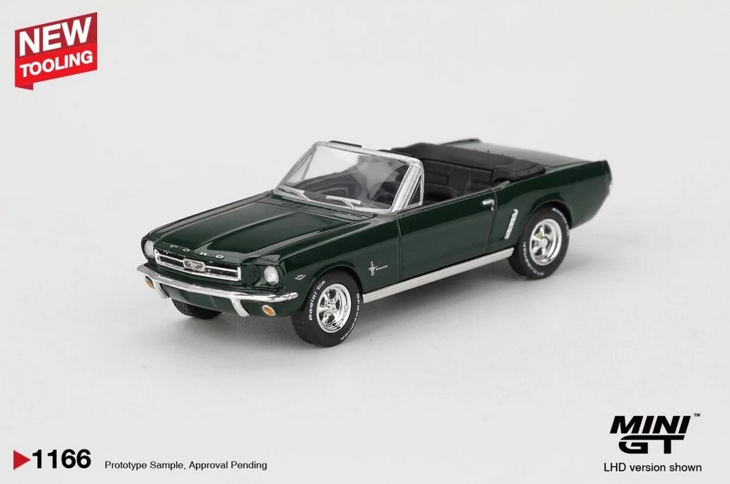 MGT01166-L MiniGT: Ford Mustang Cabrio´64 grün