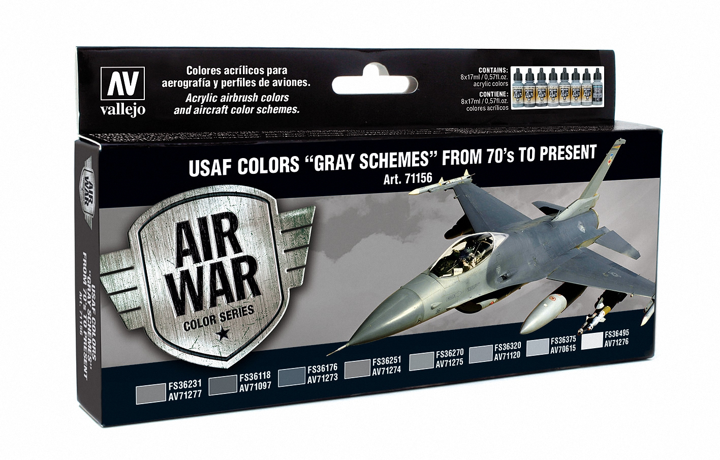 71156 Set: Dt. Tarnung WWII, 8 x 17 ml
