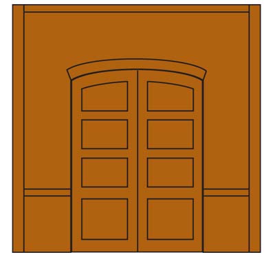DPM30102 Street Level Freight Door, 4 St.