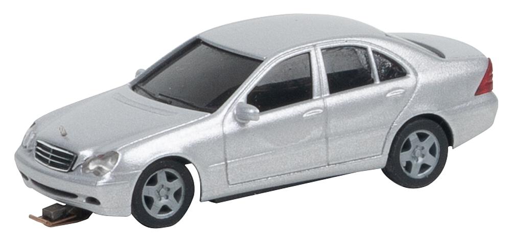 Faller 161425 MB C-Klasse W 203, silber (HERPA)