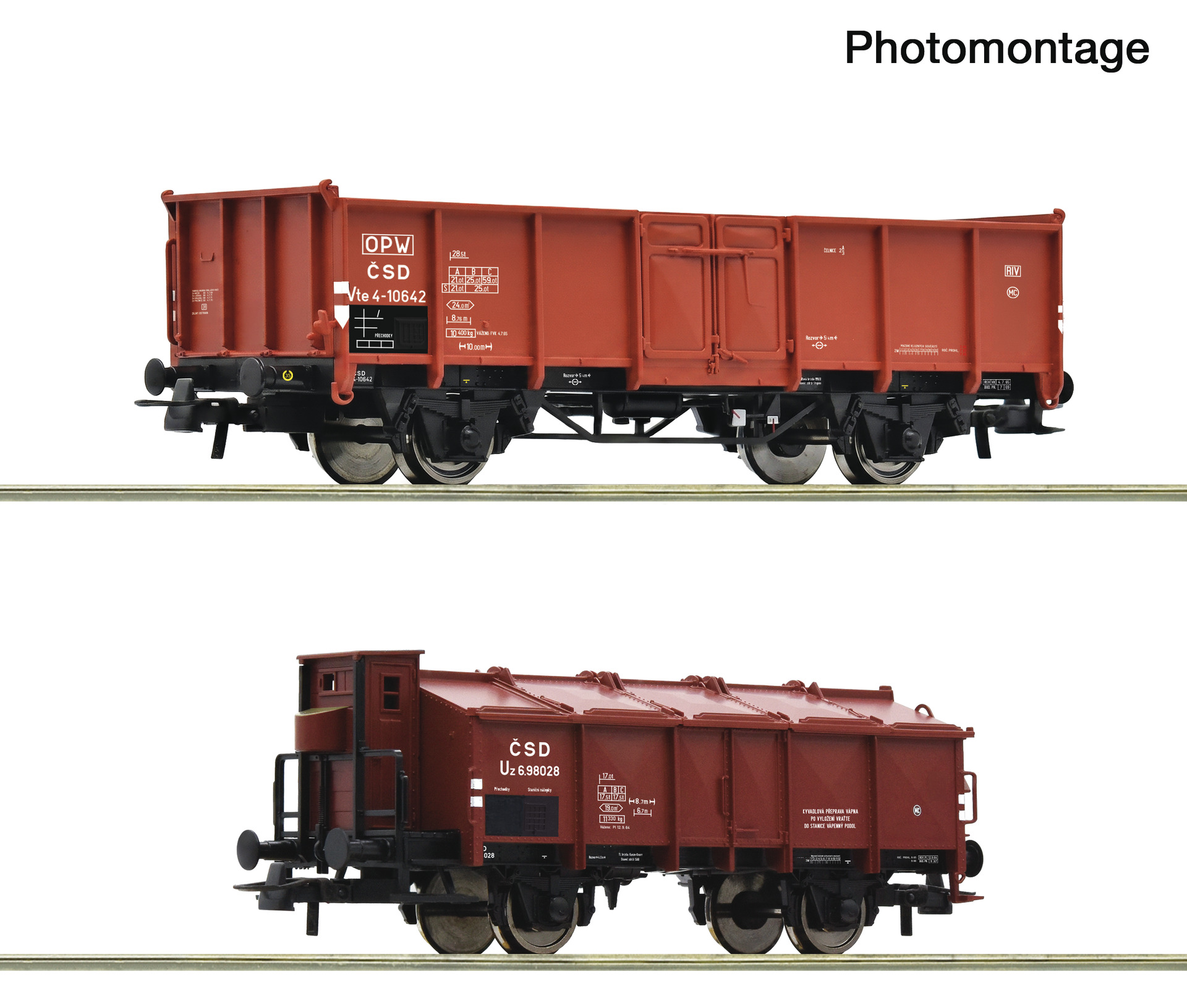 6600396 CSD Güterwagen-Set 2-tlg. Ep.3