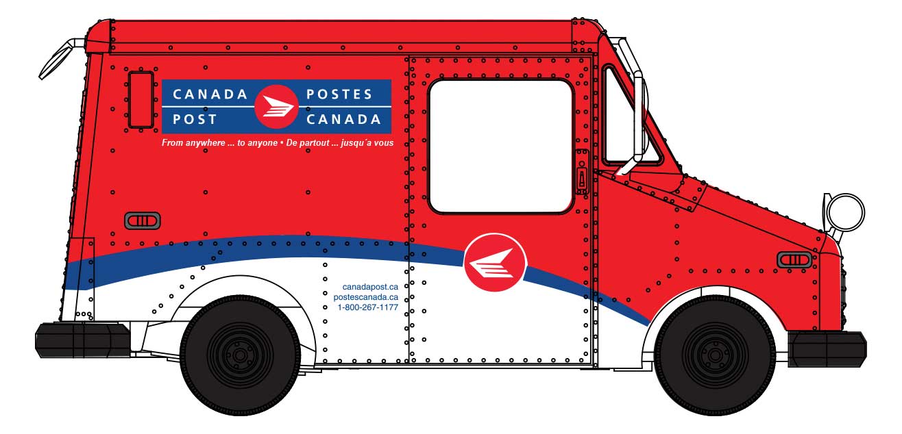 12255 CP Long Life Vehicle (LLV) Mail Truck