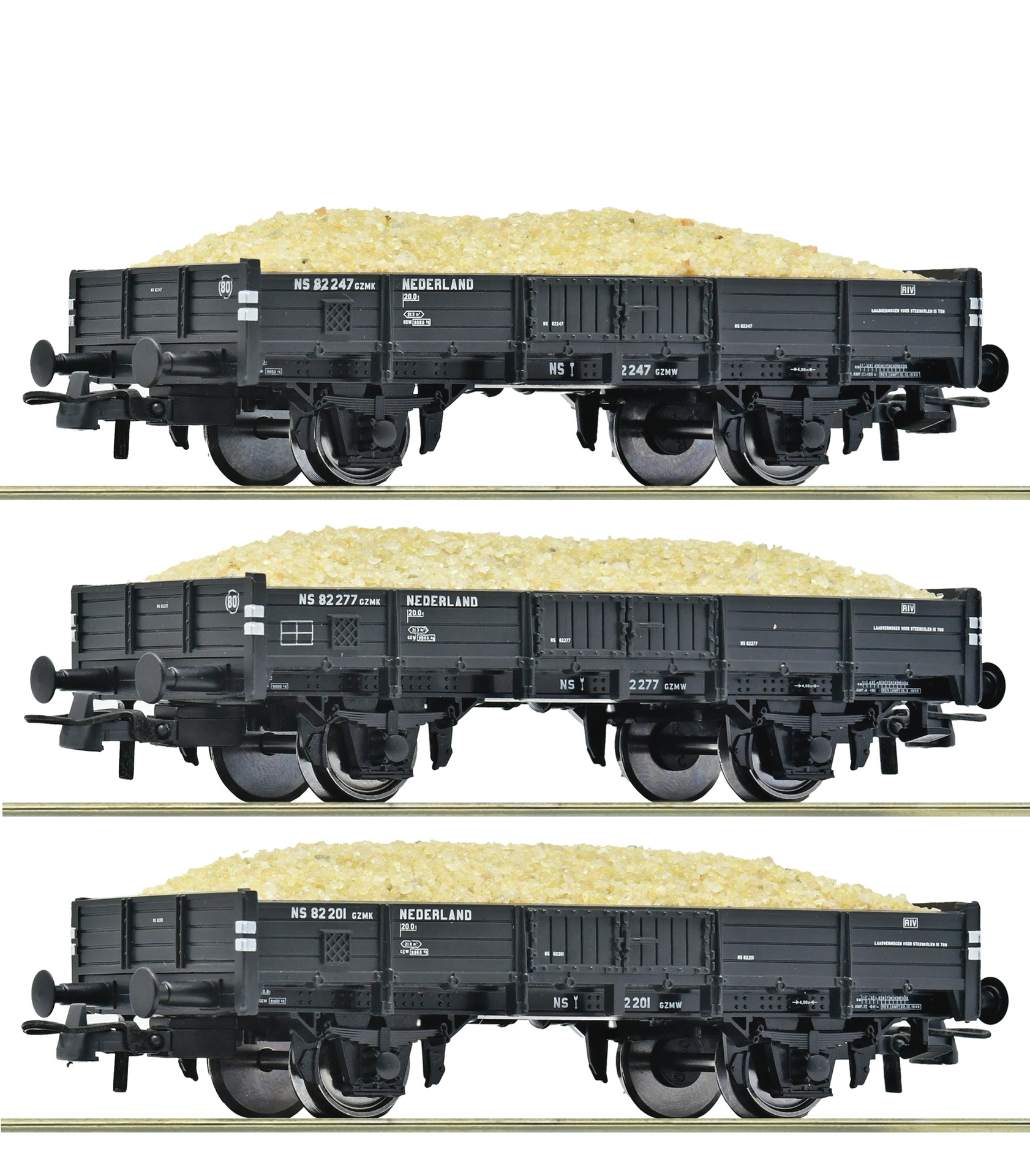 Roco 6600259 NS Sandwagen GZMK Set 3tlg. Ep.3