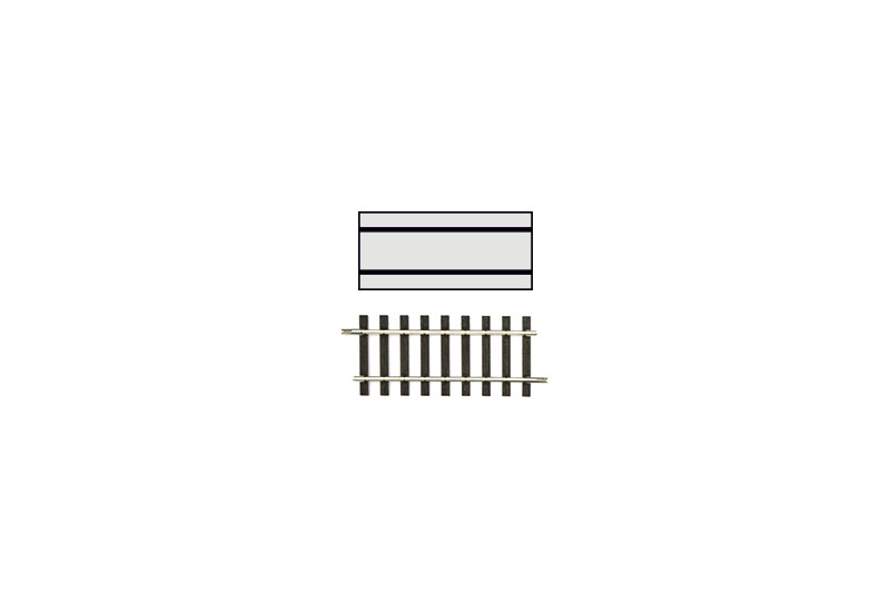 45011 Gleis gerade G2 130,49mm