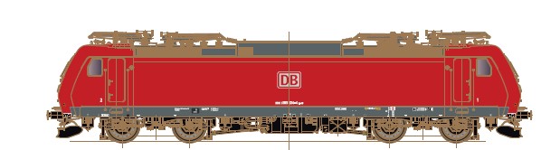 40312-01 DB Cargo E-Lok Traxx 185 134-4 Ep.6