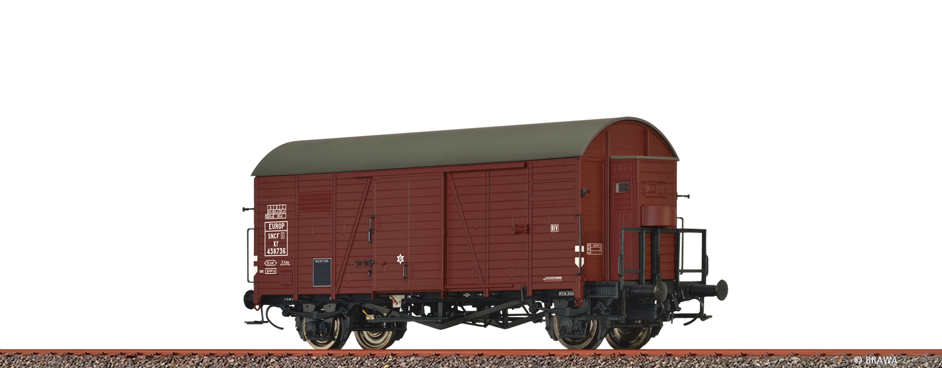 50750 SNCF gedeckter Güterwagen Kf Ep.3
