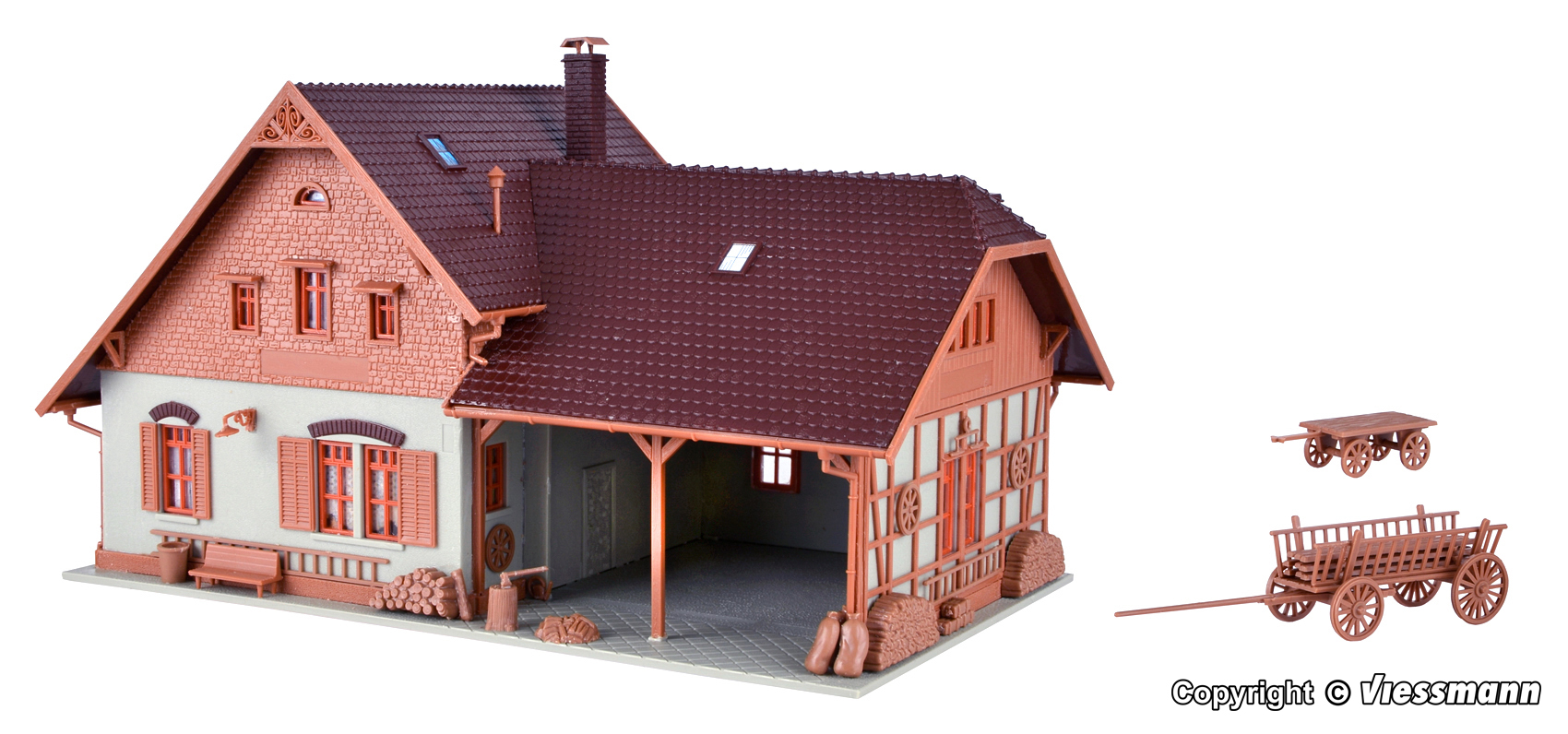43744 Bauernhaus mit Remise