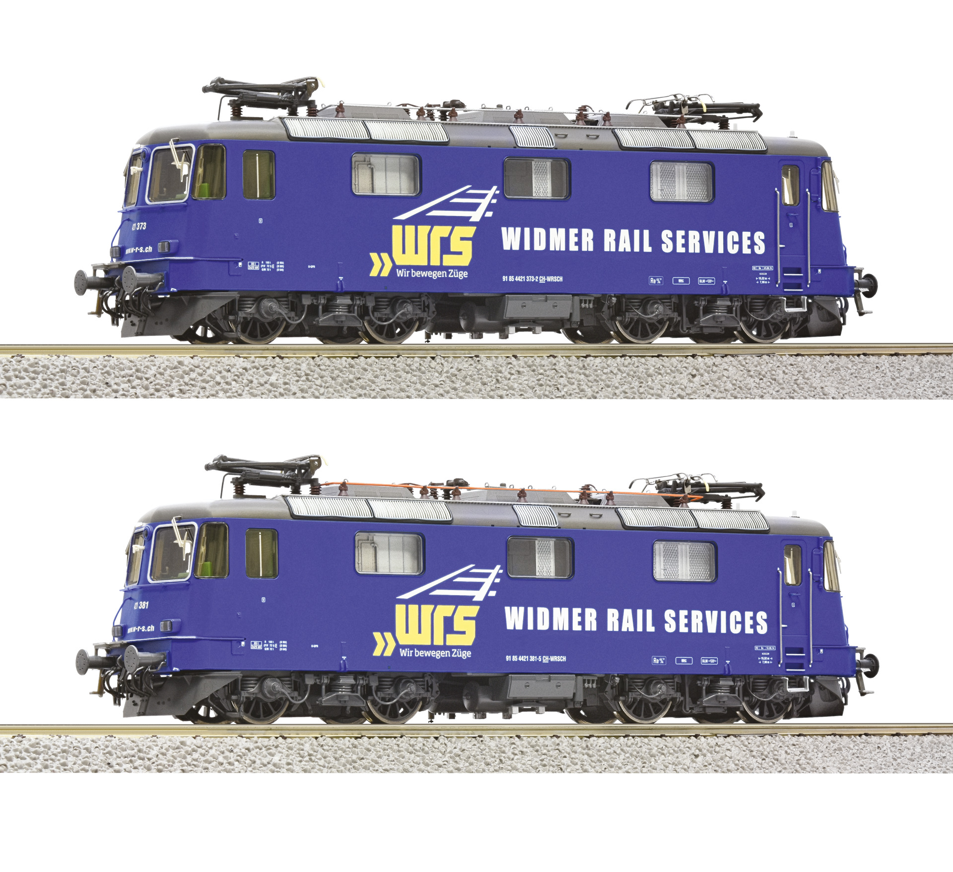 7500045 WRS 2-tlg. Set: E-Lok 421 373 + 383 Ep.6