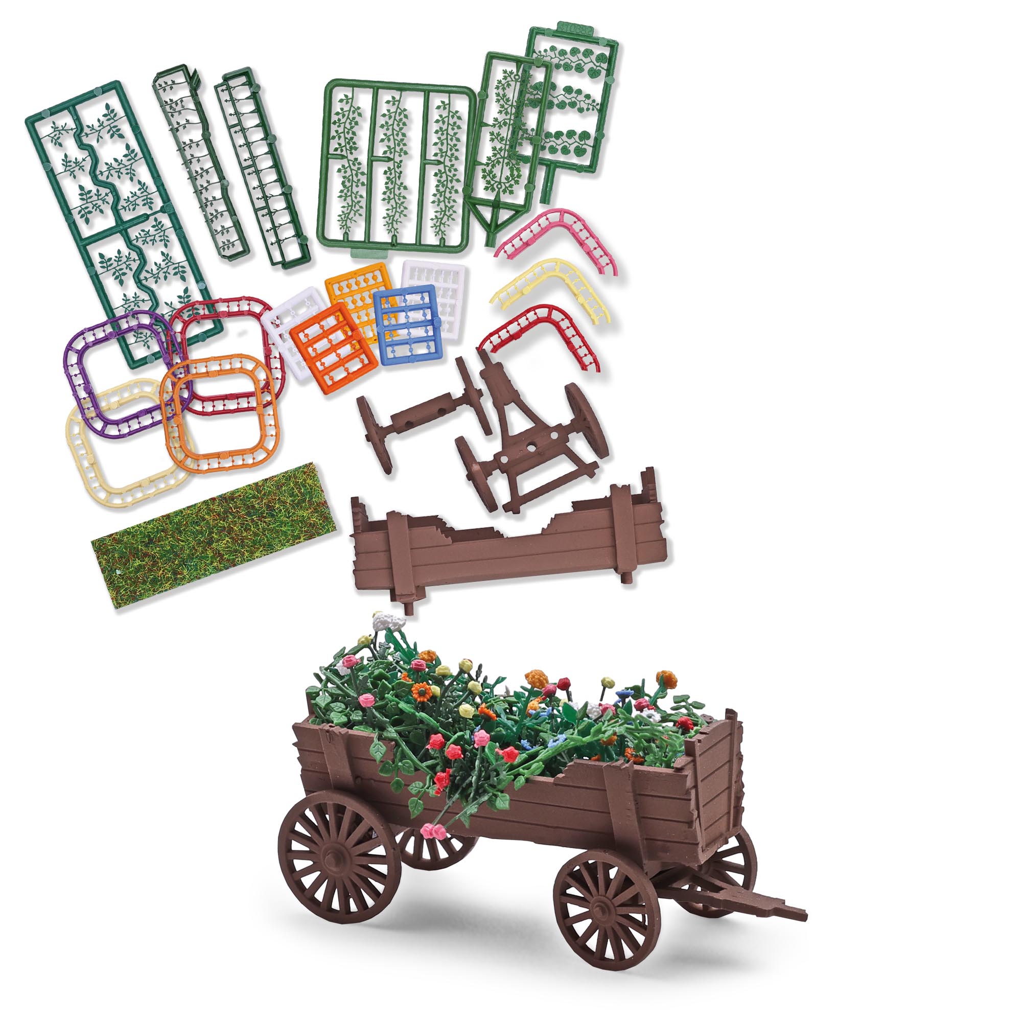 1279 Blumenwagen H0