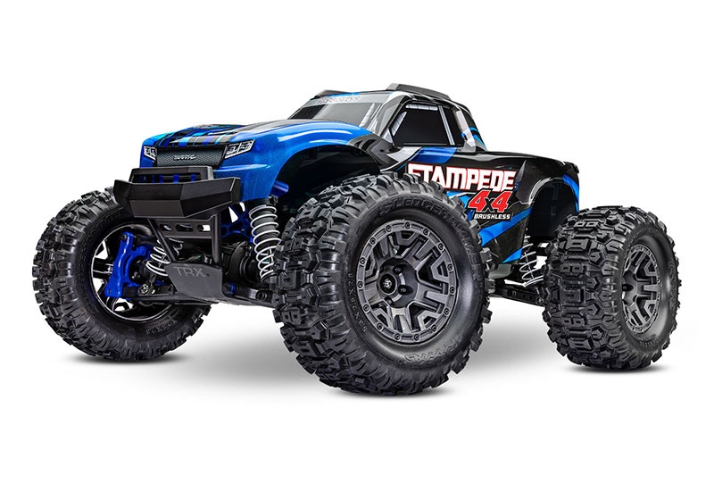 TRX67154-4BLUE Stampede 4x4 BL-2S blau 1/10 Monster-Tr