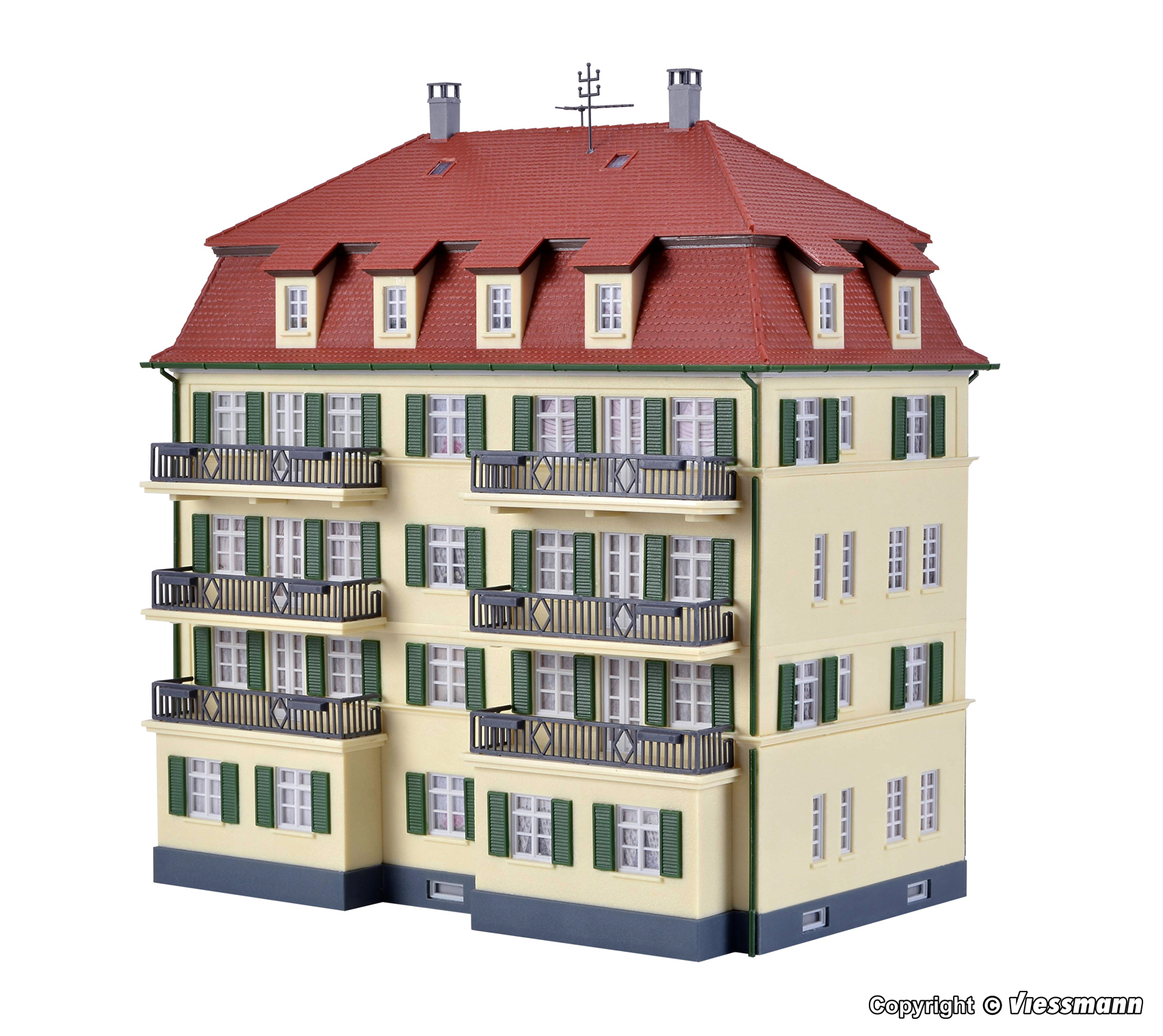 Kibri 38354 Mehrfamilienhaus mit Balkon