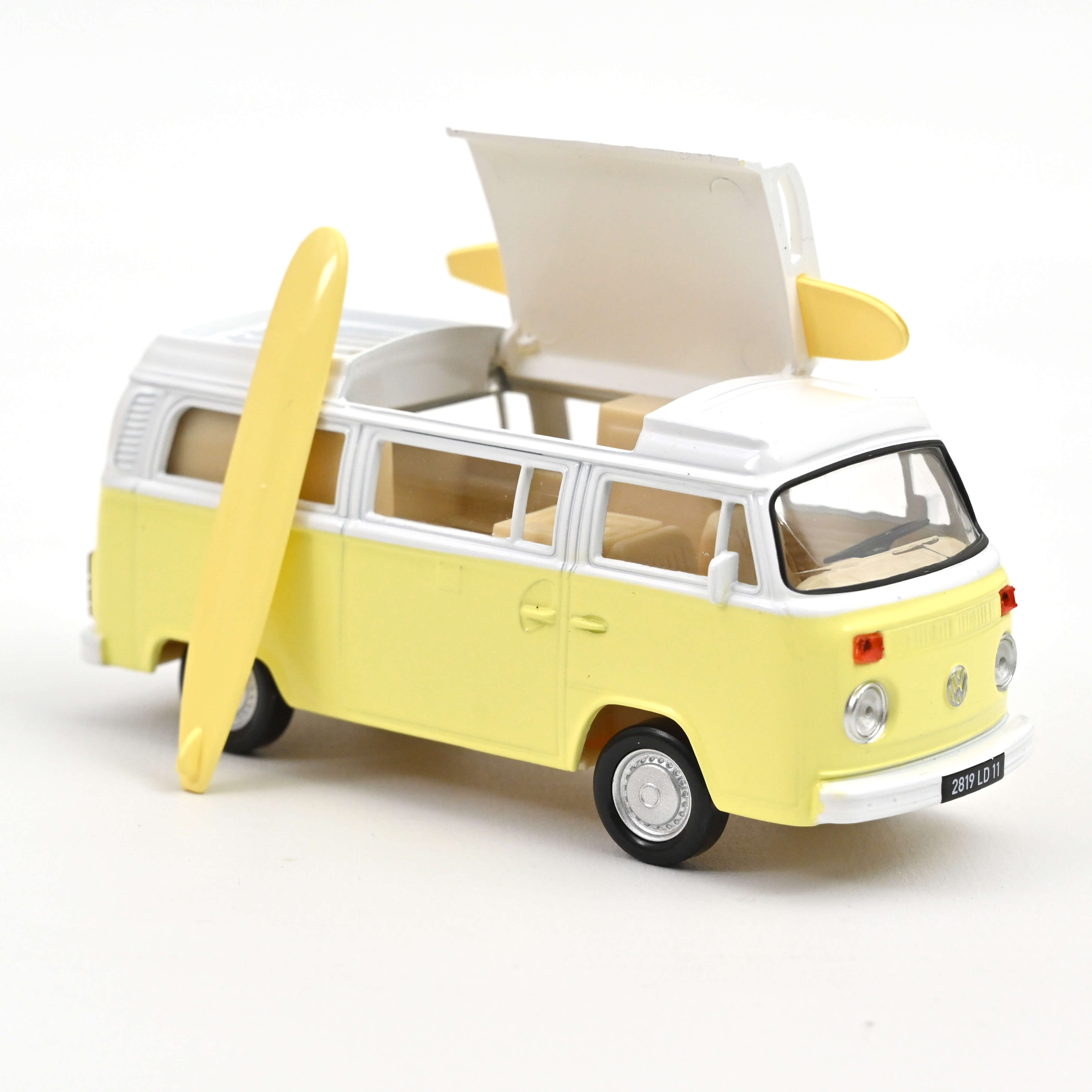 841109 JetCar: VW T2b Campingbus gelb/weiß