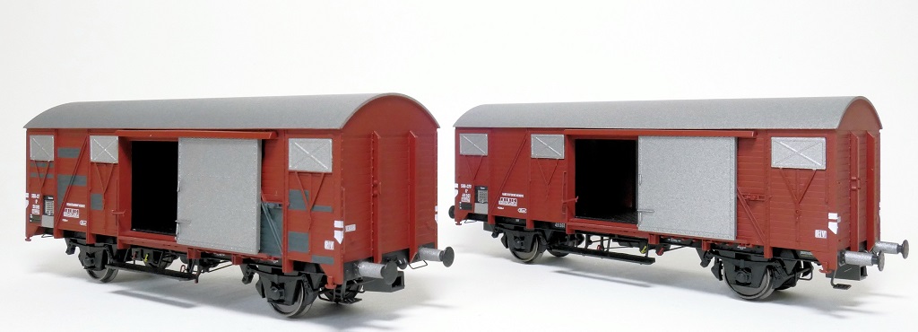 20945 SBB ged.Güterwg. K4 Set 2tlg. his.Ep.5-6