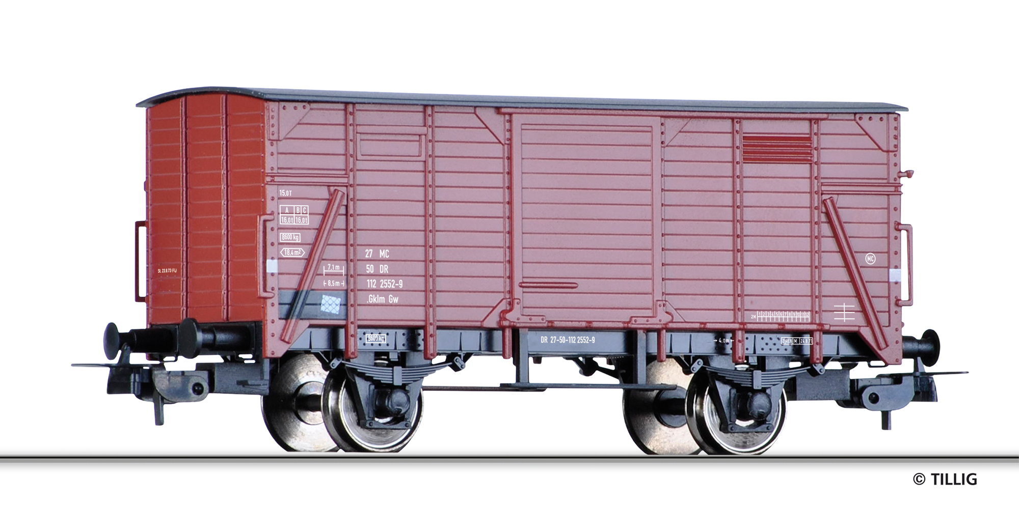 76797 DR gedeckter Güterwagen Gklm Ep.4